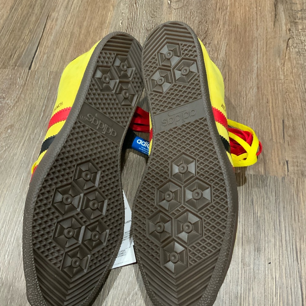 Adidas Herzogenaurach Samba City Series Yellow Red if2349 Sneaker Men's Sz 9.5 - Picture 8 of 9